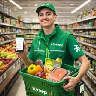 Сборщик Купер с заказом